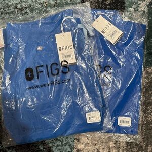 Figs Scrubs Set NWT- Rafaela & Zamora Jogger - Royal Blue